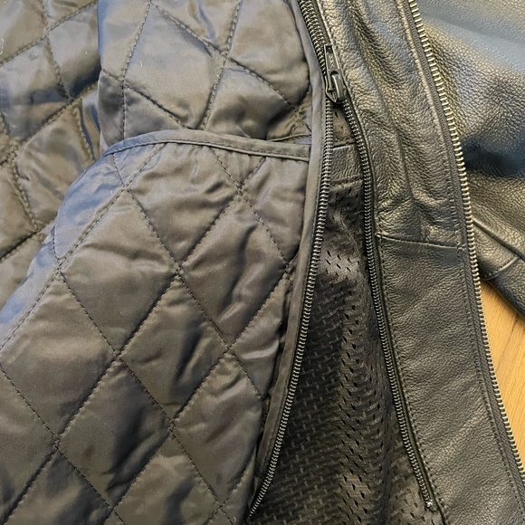 Women’s Harley Davidson Genuine Leather Riding Jacket size large - Picture 5 of 8